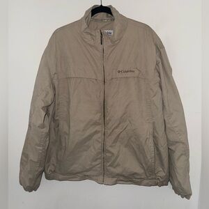 Columbia Men's Tan Windbreaker Jacket
